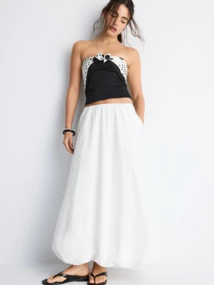 Obrázek produktu Stradivarius Maxi Balónová Popelínová Sukně White