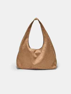 Obrázek produktu Stradivarius Měkká Třpytivá Kabelka Přes Rameno Beige