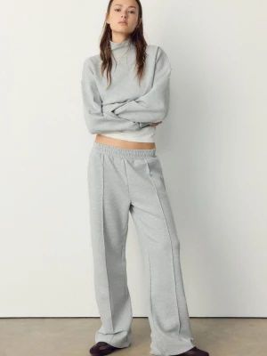 Obrázek produktu Stradivarius Měkké Interlockové Joggery Grey Melange