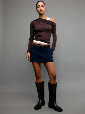 Obrázek produktu Stradivarius Mini Kalhotová Sukně Páskem Dark Blue S