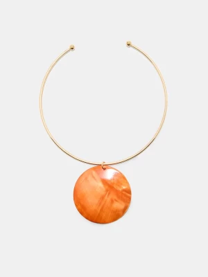 Obrázek produktu Stradivarius Náhrdelník Choker S Perleťovým Efektem Orange