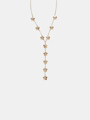 Obrázek produktu Stradivarius Náhrdelník Lariat S Mini Květem Gold