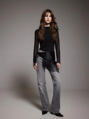 Obrázek produktu Stradivarius Nařasené Tylové Body Black