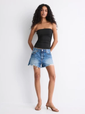 Obrázek produktu Stradivarius Nařasený Bandeau Top Black