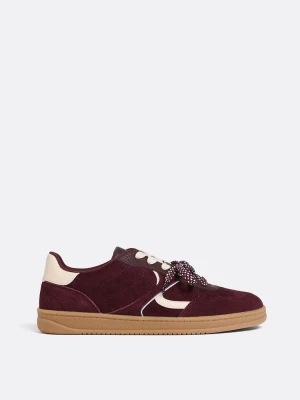 Obrázek produktu Stradivarius Neformální Boty S Dvojitým Šněrováním Burgundy