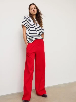Obrázek produktu Stradivarius Pantalón Jogger Wide Leg Red