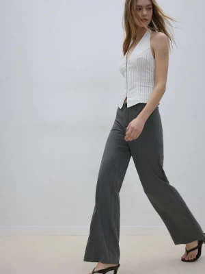 Obrázek produktu Stradivarius Pantalón Vestir Recto Slim Dark Grey