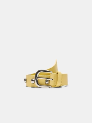 Obrázek produktu Stradivarius Pásek Basic S Cvočky Pastel Yellow