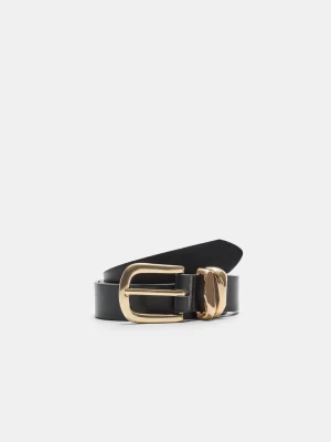Obrázek produktu Stradivarius Pásek Basic S Dvojitým Kroužkem Black