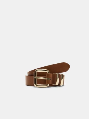 Obrázek produktu Stradivarius Pásek Basic S Hranatou Přezkou Brown