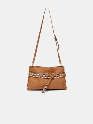 Obrázek produktu Stradivarius Pásek Na Rameno S Cvočky Pale Camel