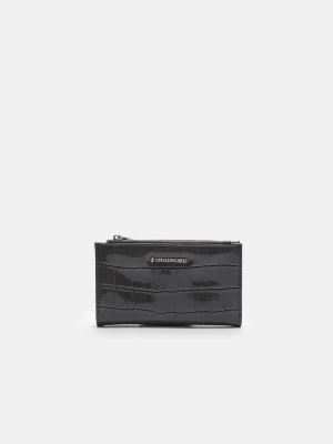 Obrázek produktu Stradivarius Peněženka Basic S Plazí Texturou Dark Grey