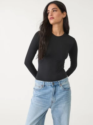 Obrázek produktu Stradivarius Polyamidové Body S Dlouhými Rukávy Black