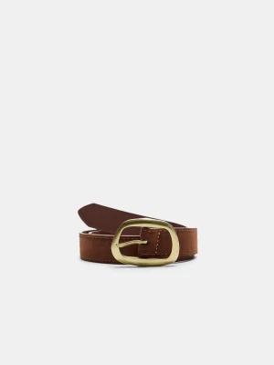 Obrázek produktu Stradivarius Prošívaný Pásek S Asymetrickou Přezkou Brown