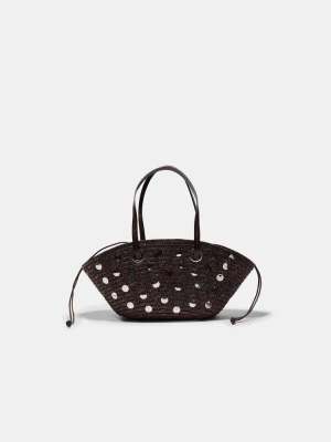 Obrázek produktu Stradivarius Ramenní Kabelka S Flitry Brown
