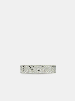 Obrázek produktu Stradivarius Rovný Pásek Se Zrcátky Grey