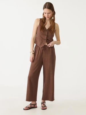 Obrázek produktu Stradivarius Rustikální Kalhoty Culottes Brown