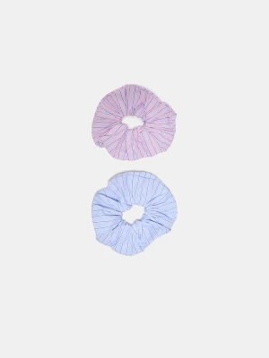Obrázek produktu Stradivarius Sada 2 Gumiček Do Vlasů S Proužky Pastel Pink