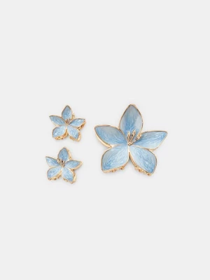 Obrázek produktu Stradivarius Sada 3 Sponek S Květinou Turquoise