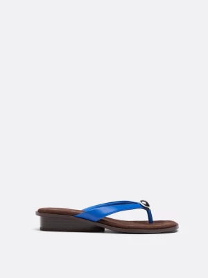Obrázek produktu Stradivarius Sandály Na Klínku Typu Thong Modrá