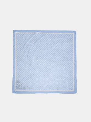 Obrázek produktu Stradivarius Šátek S Diagonálními Proužky A Detaily Sky Blue