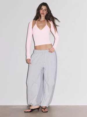 Obrázek produktu Stradivarius Slim Bolerko Dlouhým Rukávem Pastel Pink S