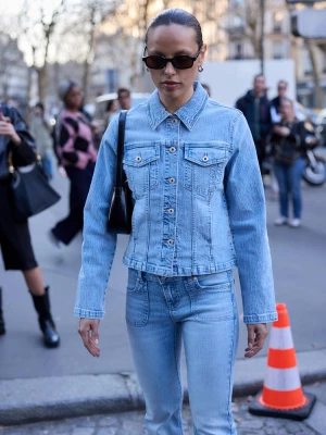 Obrázek produktu Stradivarius Slim Denim Bunda Světle Modrá