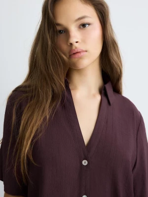 Obrázek produktu Stradivarius Splývavá Košile Knoflíky Purple S