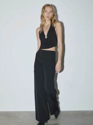 Obrázek produktu Stradivarius Splývavé Slavnostní Kalhoty Black