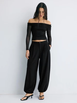 Obrázek produktu Stradivarius Společenské Kalhoty Balloon Black