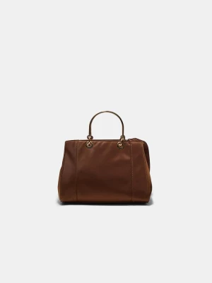 Obrázek produktu Stradivarius Taška Tote S Kovovým Uchem Terracotta