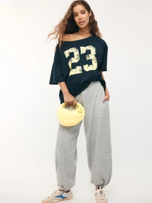 Obrázek produktu Stradivarius Teplákové Kalhoty Balonového Střihu Grey Melange