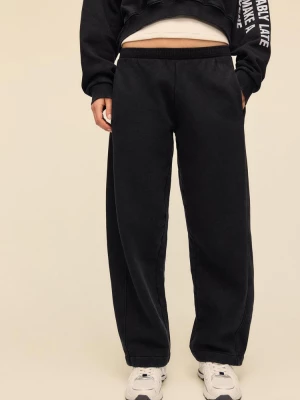 Obrázek produktu Stradivarius Tepláky Jogger Z Měkkého Acid Wash Flísu Dark Grey