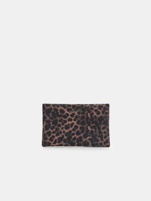 Obrázek produktu Stradivarius Toaletní Taštička S Leopardím Potiskem A Zipem Brown