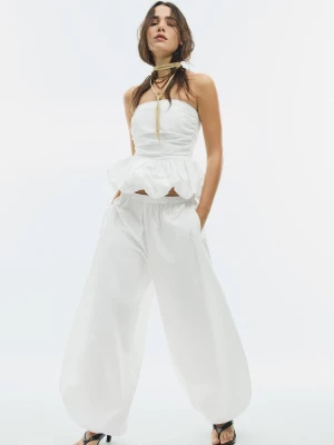 Obrázek produktu Stradivarius Top Bustier Balónovou Sukní White S