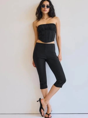 Obrázek produktu Stradivarius Top Korzetového Střihu Mesh Black