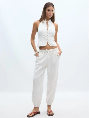 Obrázek produktu Stradivarius Top Qipao Halter S Knoflíky White