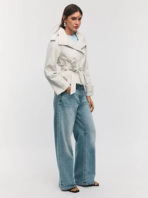 Obrázek produktu Stradivarius Trenčkot Se Stojáčkem A Páskem Ice