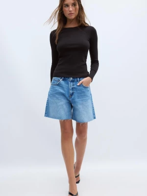 Obrázek produktu Stradivarius Tričko Basic S Dlouhými Rukávy Black