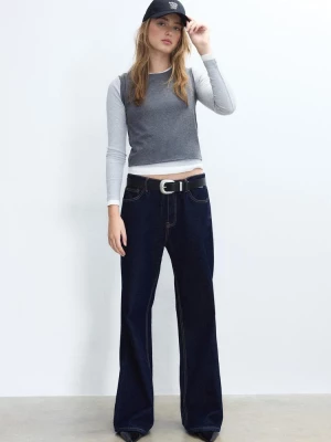 Obrázek produktu Stradivarius Tričko Dlouhým Rukávem Efektem Trojitého Oděvu Dark Grey S