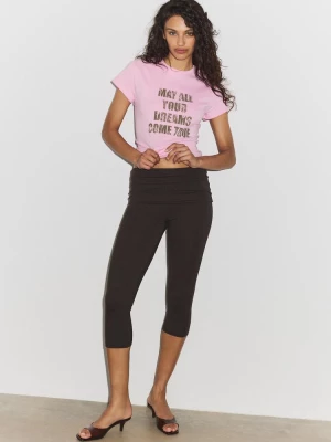 Obrázek produktu Stradivarius Tričko Nápisem A Krátkým Rukávem Pastel Pink S