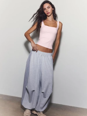 Obrázek produktu Stradivarius Tričko Se Širokými Ramínky Pastel Pink