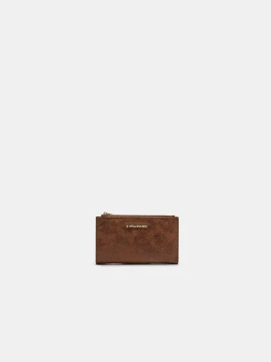 Obrázek produktu Stradivarius Třpytivá Peněženka S Pouzdrem Na Karty A Zipem Brown