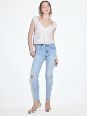 Obrázek produktu Stradivarius Úzké Džíny 1420 S Nízkým Pasem Modrý Denim