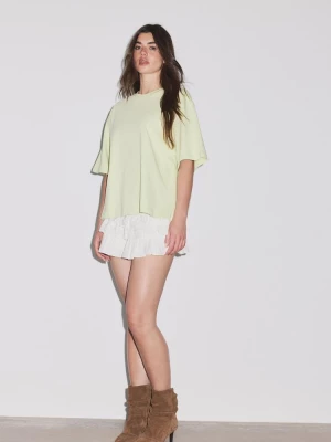 Obrázek produktu Stradivarius Volné Tričko S Krátkým Rukávem Green