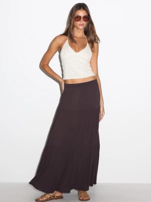Obrázek produktu Stradivarius Vyšívaný Top Halter S Flitry Vanilla