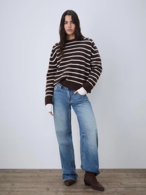 Obrázek produktu Stradivarius Základní Svetr Z Měkkého Úpletu Brown