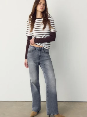 Obrázek produktu Stradivarius Základní Tričko Regular Fit Heavy Weight Brown