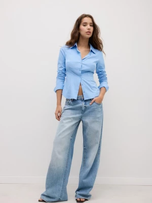 Obrázek produktu Stradivarius Základní Vypasovaná Košile Sky Blue
