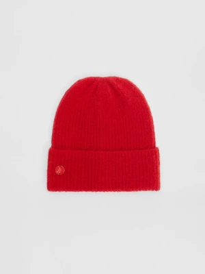 Obrázek produktu Stradivarius Žebrovaná Čepice S Nášivkou Red